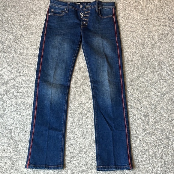 Anthropologie Pilcro Relaxed Straight Leg Jeans 25 - Picture 4 of 7